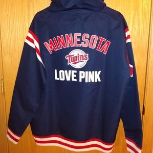 Victoria's Secret pink Minnesota Twins windbreaker